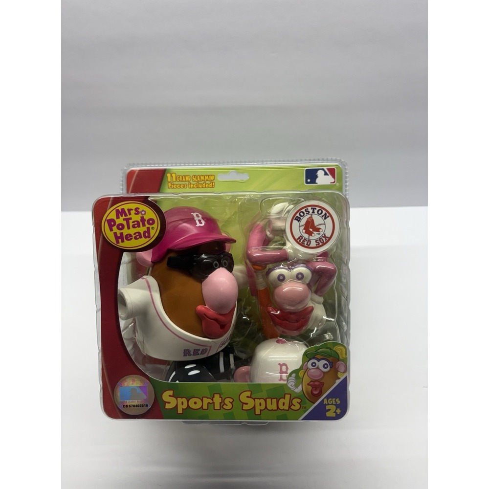 Sports Spuds Mrs. Potato Head Boston Red Sox Baseball Toy 11 Pieces New